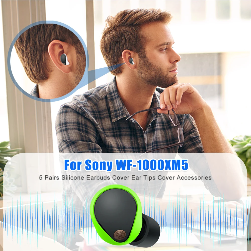 Силиконовый чехол для наушников Sony WF-1000XM5