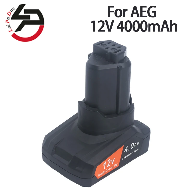 

12V 4000mAh L1215 Li-ion Rechargable Power Tool Battery for AEG L1215P L1215R 3520 3526 4932 584932 954932 R86048 BLL12C BS12C