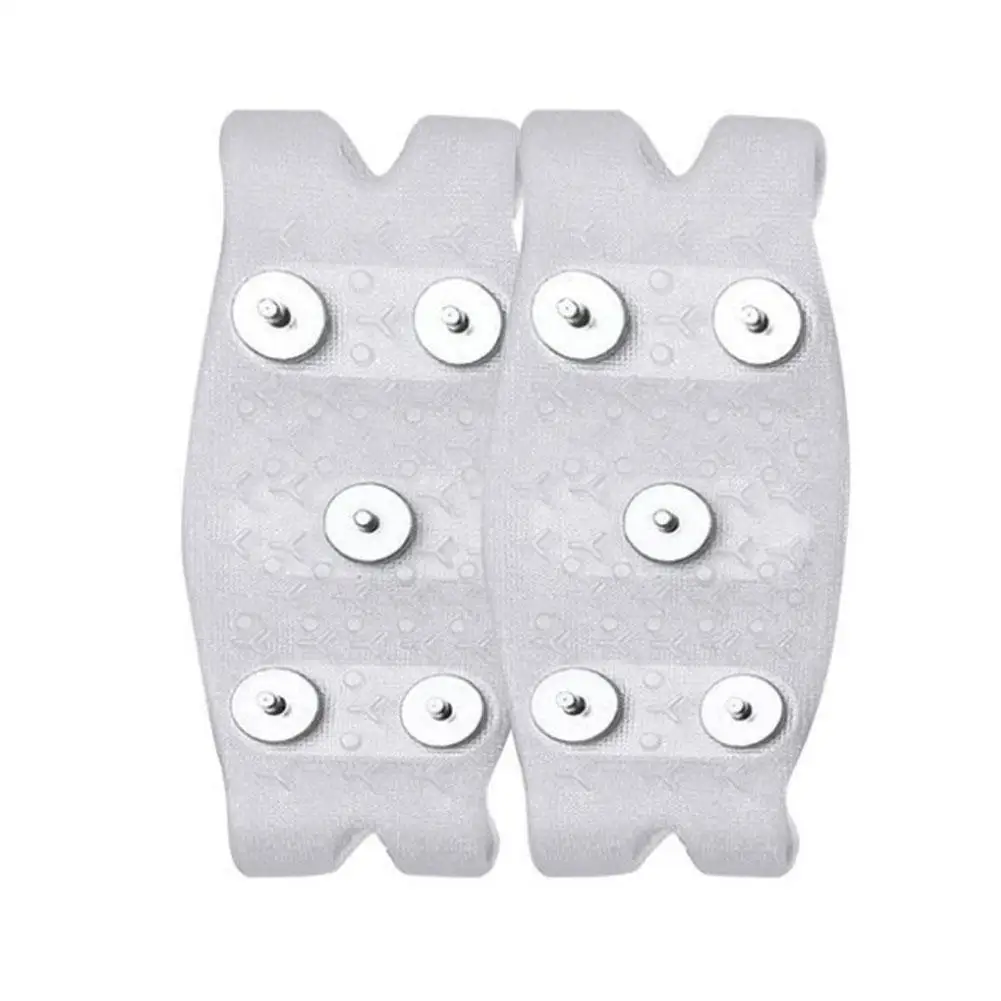

Нескользящие Чехлы для обуви с 5 зубцами, белый цвет, чехол для обуви с шипами для скалолазания, подходит для размеров 30-46 J3K0