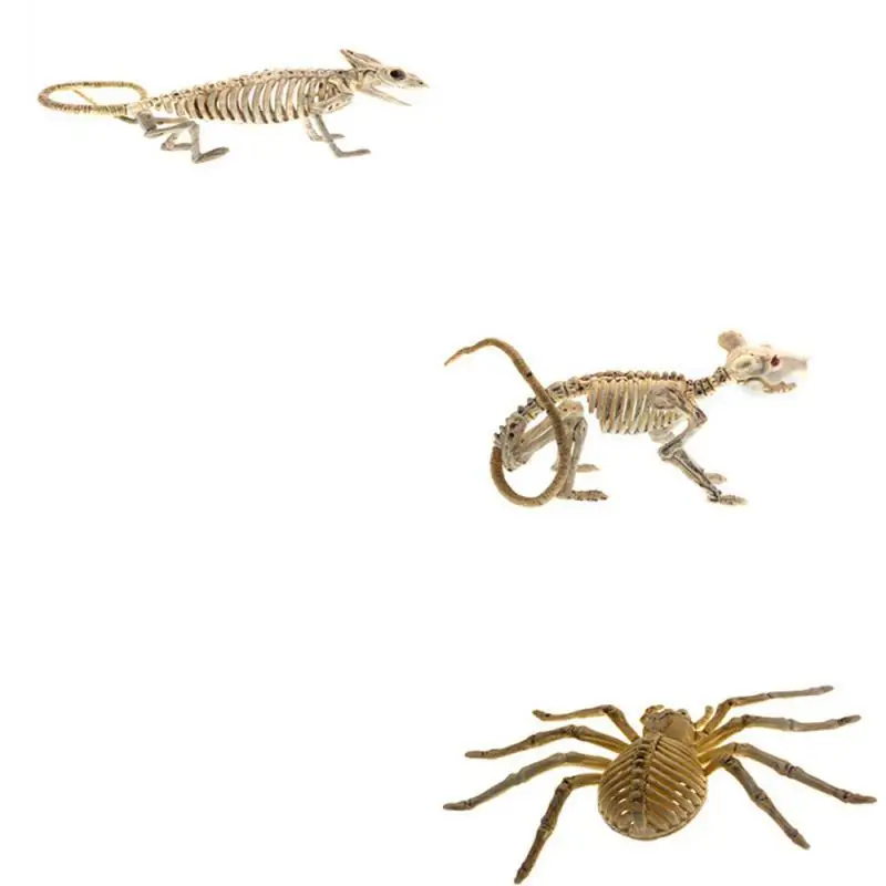 

Skull Bone Ornaments Bloody Spooky Festive Eye-catching Crawl Creepy Rat Scorpion Halloween Party Decorations Horror Props Scary