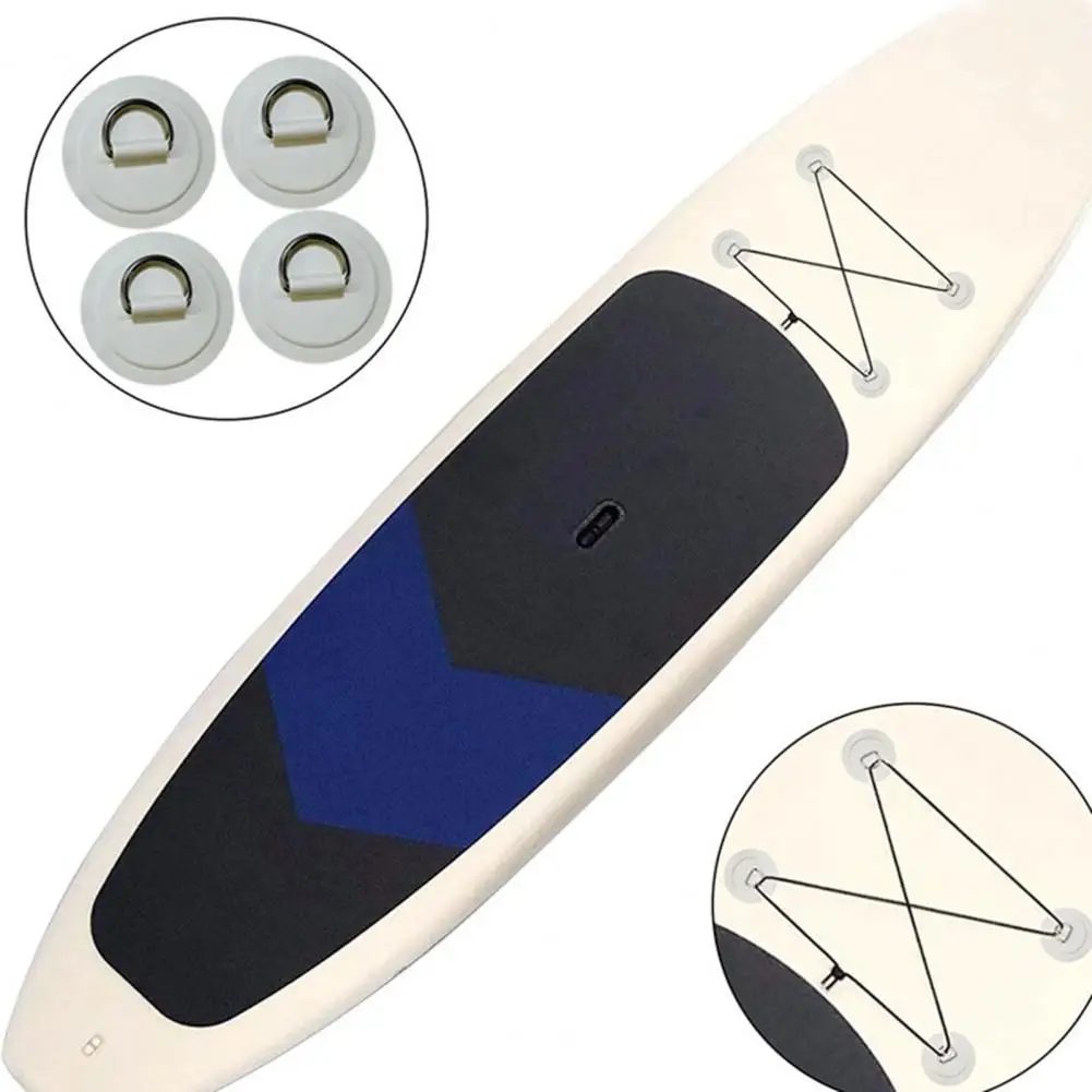 

Surfboard Dinghy Boat PVC Paddleboard Rope Fixed Buckle Inflatable Stainless SteelD Ring Pad Surfboard Accessories