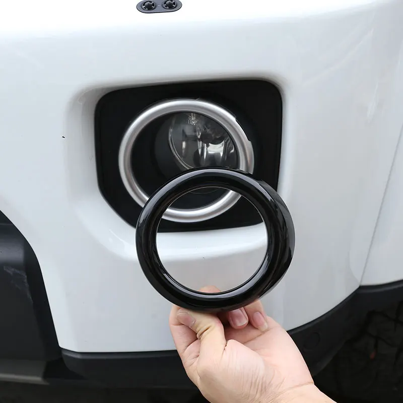 Для Land Rover Discovery 4 LR4 2014-2016 ABS черная Автомобильная передняя противотуманная фара