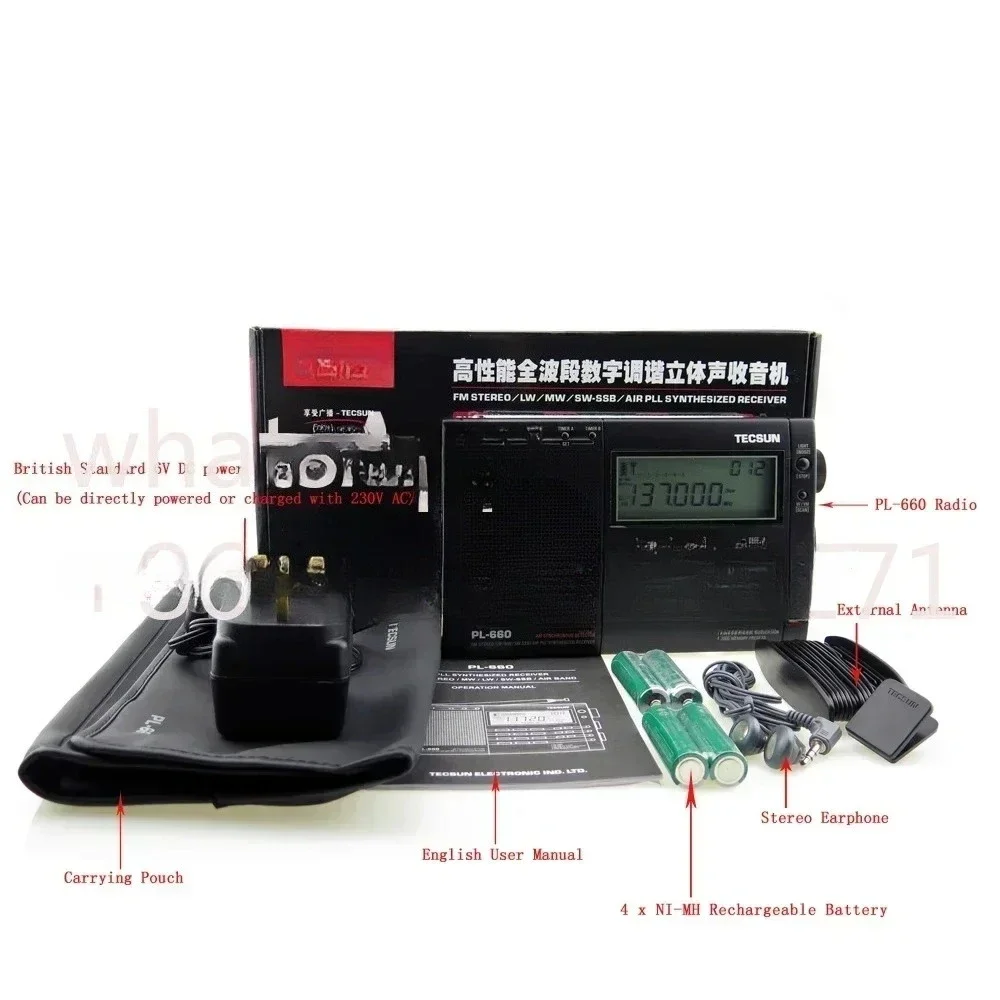 TECSUN PL-660 Портативное радио высокого качества с FM-стерео MWLWкоротковолновым SSB мирового диапазона приемника (art.: 3920d3ca88ecc) - 3920d3ca88ecc