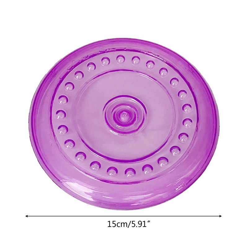 Летающий диск для собак игрушки мягкие прочные Игрушки маленьких средних щенков