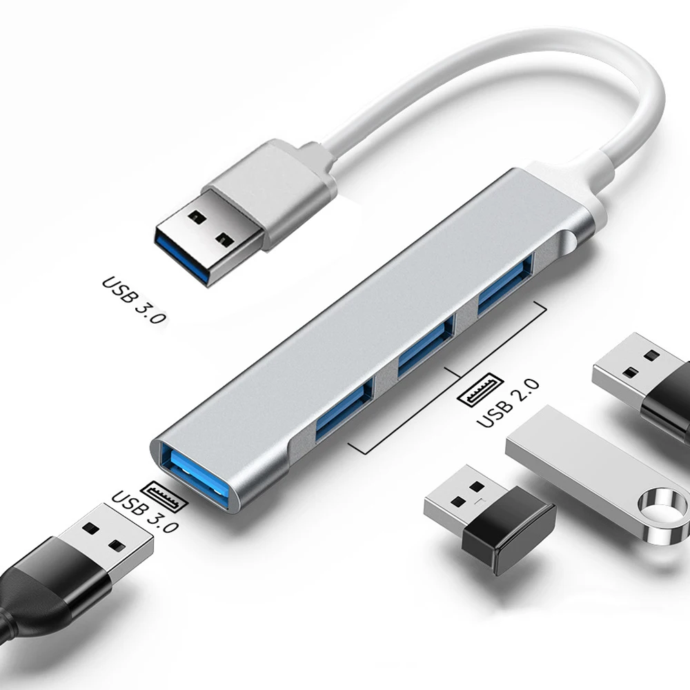 

USB 3,0 концентратор Тип C 3,1 концентратор USB док-станция 4 порта USB разветвитель OTG адаптер USB C к USB 3,0 2,0 для Xiaomi Lenovo Macbook Pro