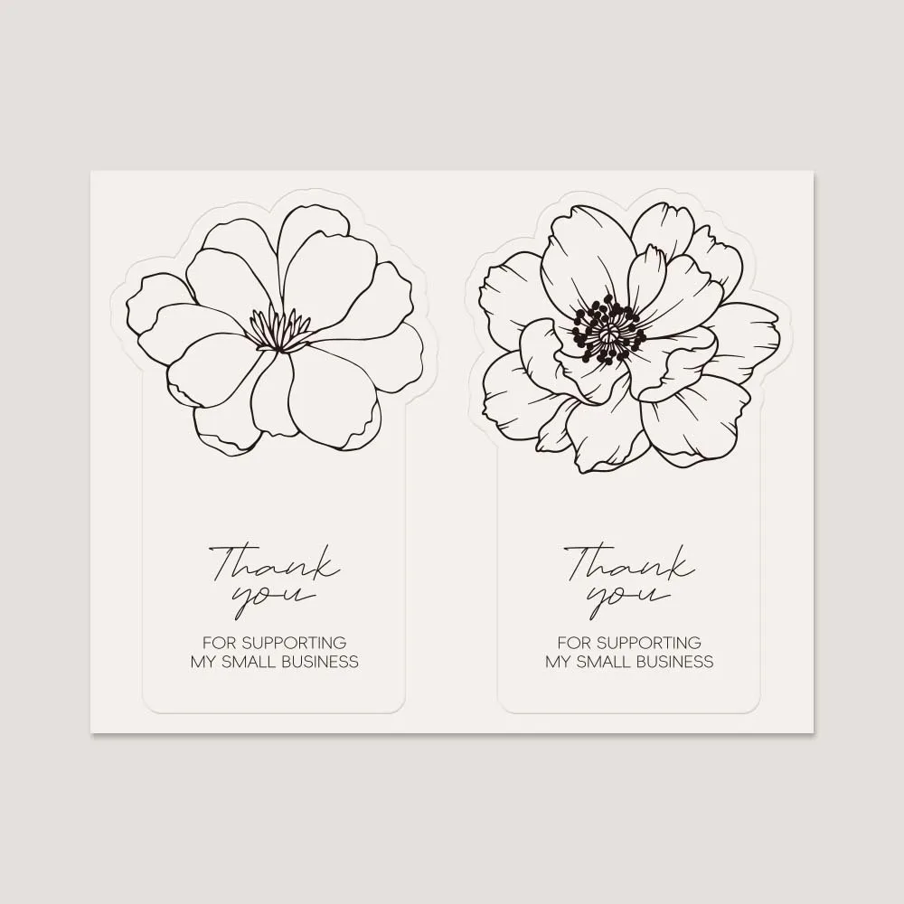 

Набор наклеек «Спасибо» 50 шт.