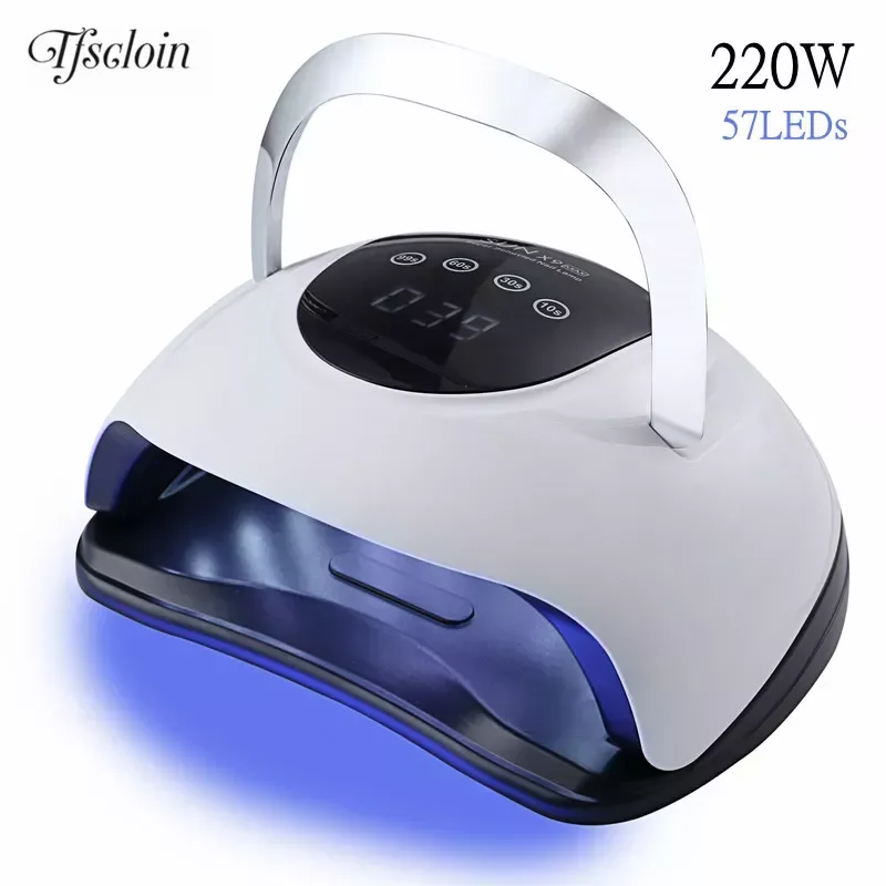 

NEW2023 UV Gel Nail Polish Drying Lamp Machine With 57LEDs Touch Switch UV LED Nail Lamp For Nail Art Salon