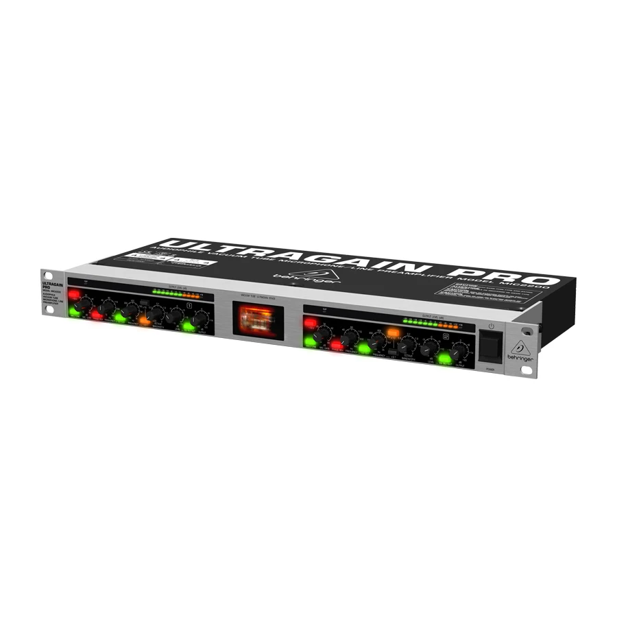 

MIC2200 2-Way Microphone Line Preamplifier Broadcast FM Audio Processor For Radio Station