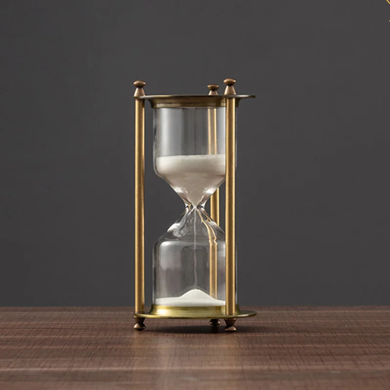 

light Modern luxury creative personality hourglass timer office desktop small ornaments living room home decorations