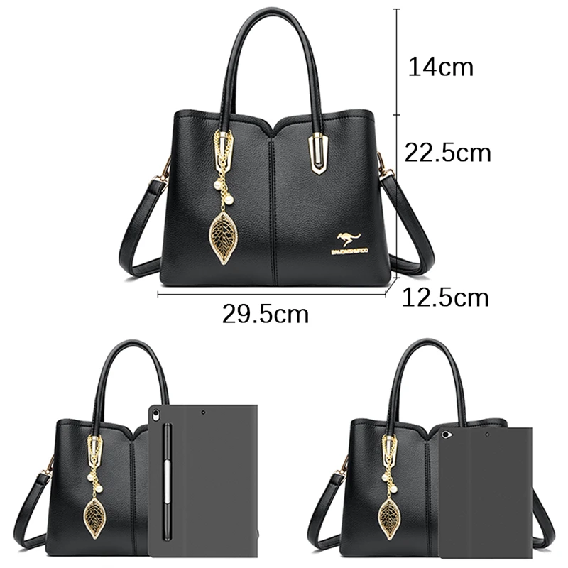 Women 2022 Handbags 3 Layers Bag Luxury Brand Designer Fashion Sheet Metal Shoulder Bag Women  Crossbody Tote Shopper Sac A Main