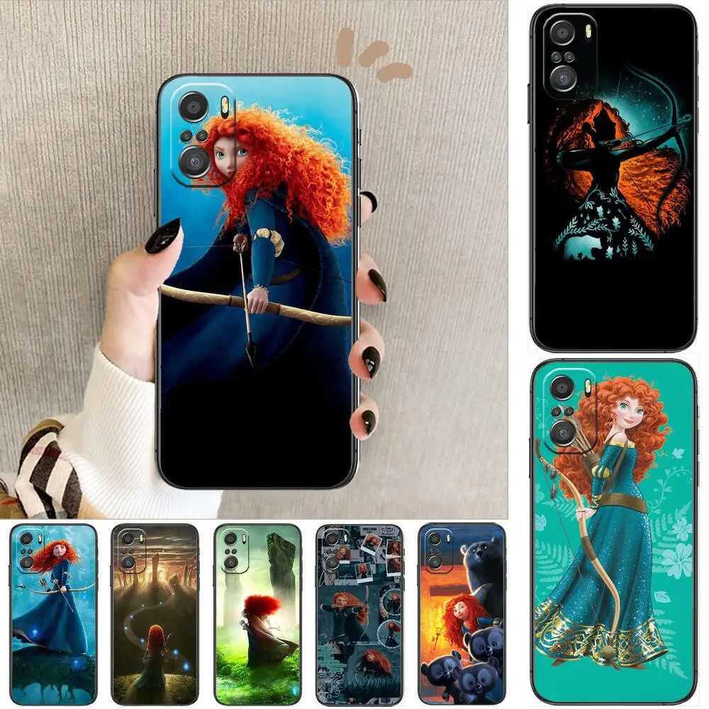 

disney bravura girl Phone Case For xiaomi redmi 11 Lite pro Ultra 10 9 8 MIX 4 FOLD 10T Black Cover Silicone Back Prett