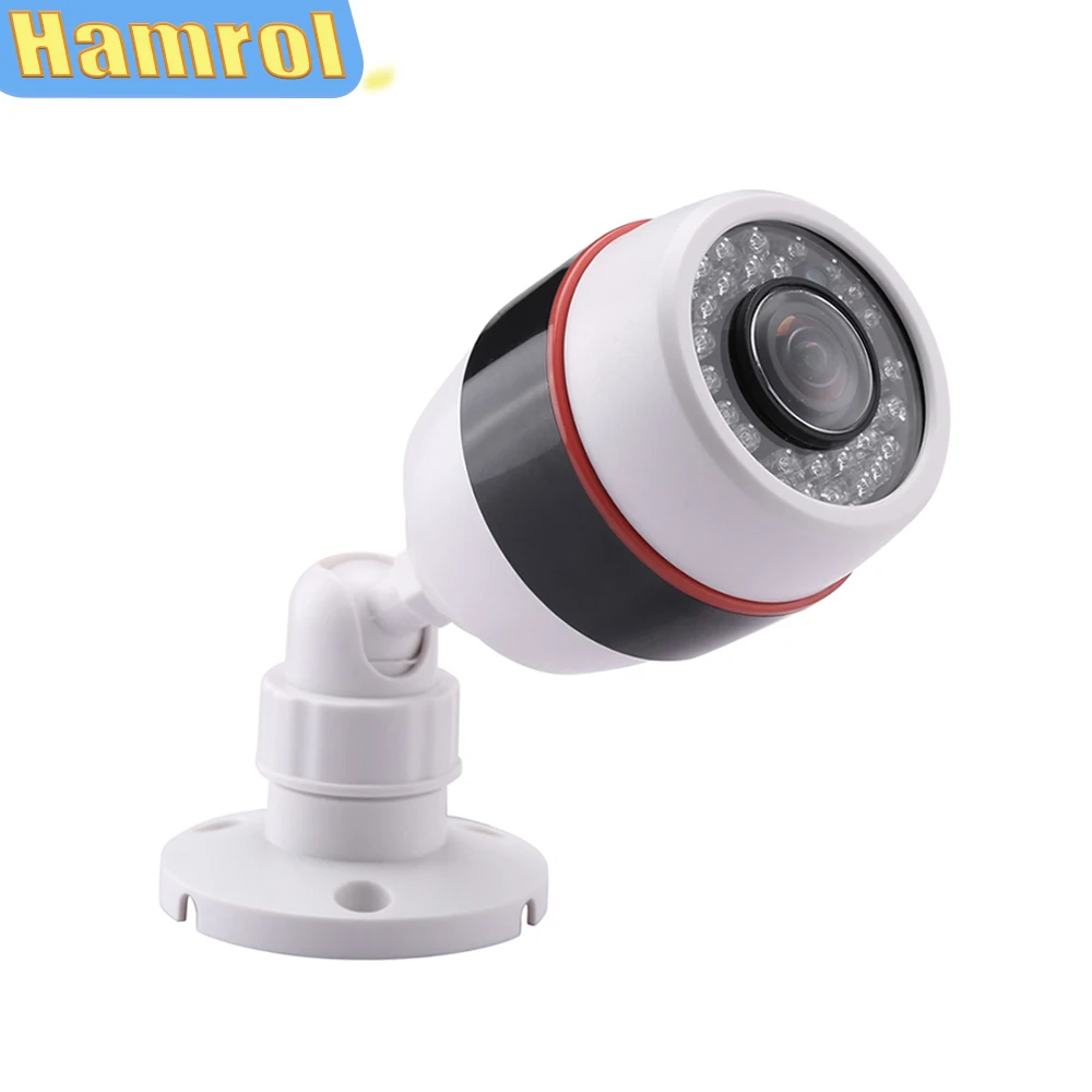 HAMROL 1080P Panoramic IP Camera 20fps Hi3516E 1.7 FishEye Lens Wide Angle Outdoor POE Security Camera Motion Detection Xmeye