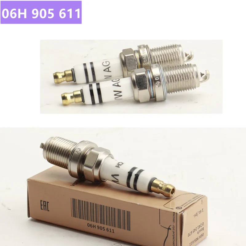 

4 шт./лот 06H905611 иридиевая Свеча зажигания для Audi A4 A5 1,8 2,2 TFSI TT VW Golf Passat CC Tiguan 06H 905 621