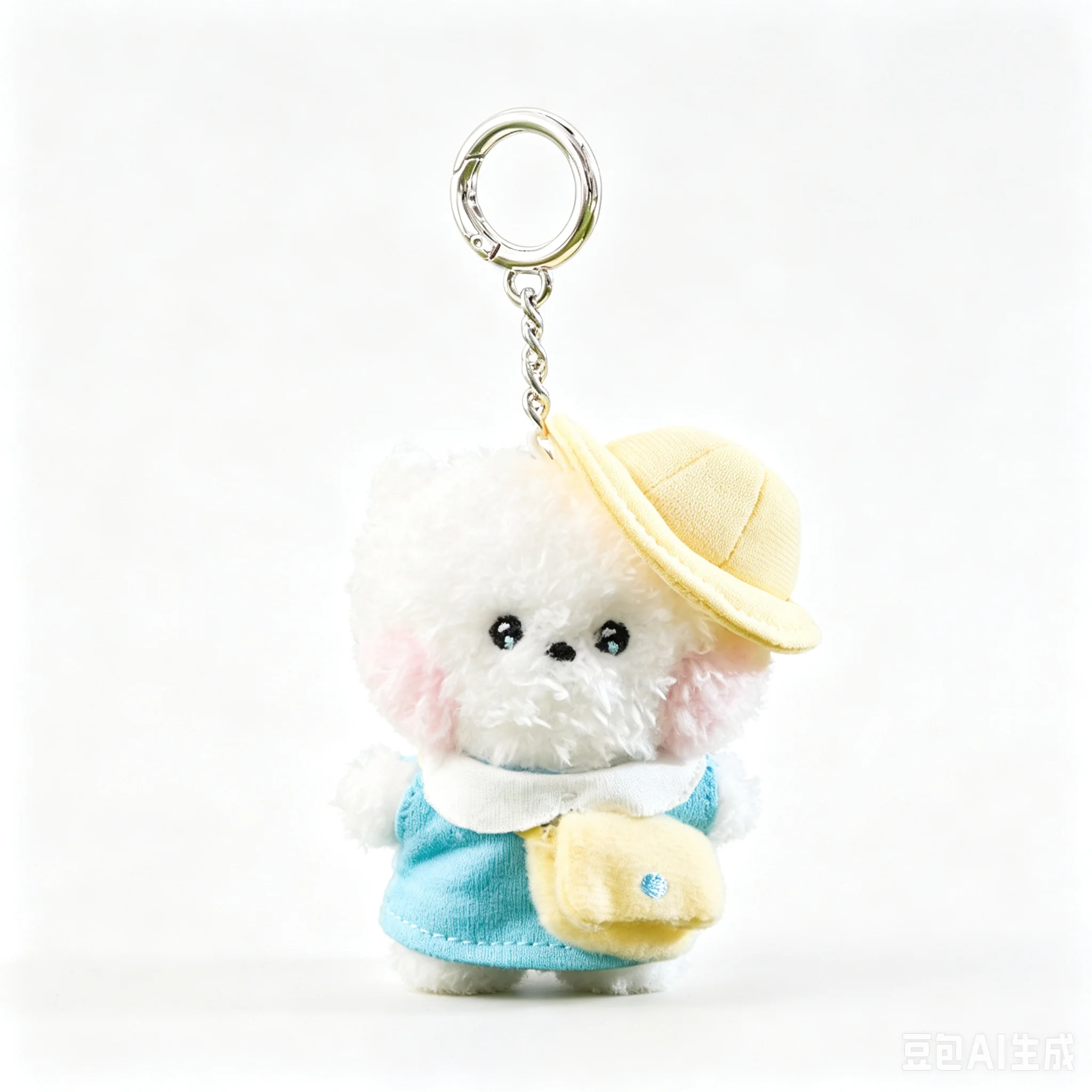 Фото Новый брелок Bt21 Koya Tata Shooky Chimmy Cooky: мультяшная кукла в Q-версии, креативный кулон для школьного рюкзака или автомобиля, подарок для девочек №4