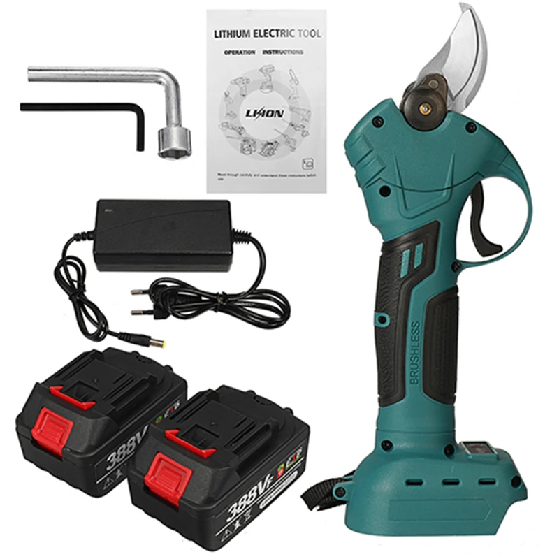 30 мм бесщеточные беспроводные Электрические перезаряжаемые ножницы для обрезки