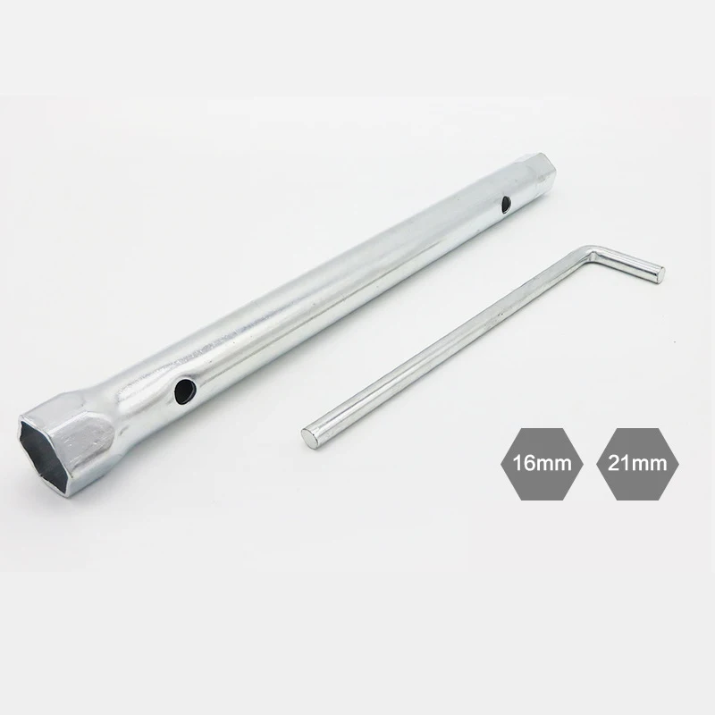 

Удлиненный трубчатый ключ для снятия Свечи Зажигания Набор трубчатых стержней ключа для свечи зажигания стальной двухсторонний для ремонт...