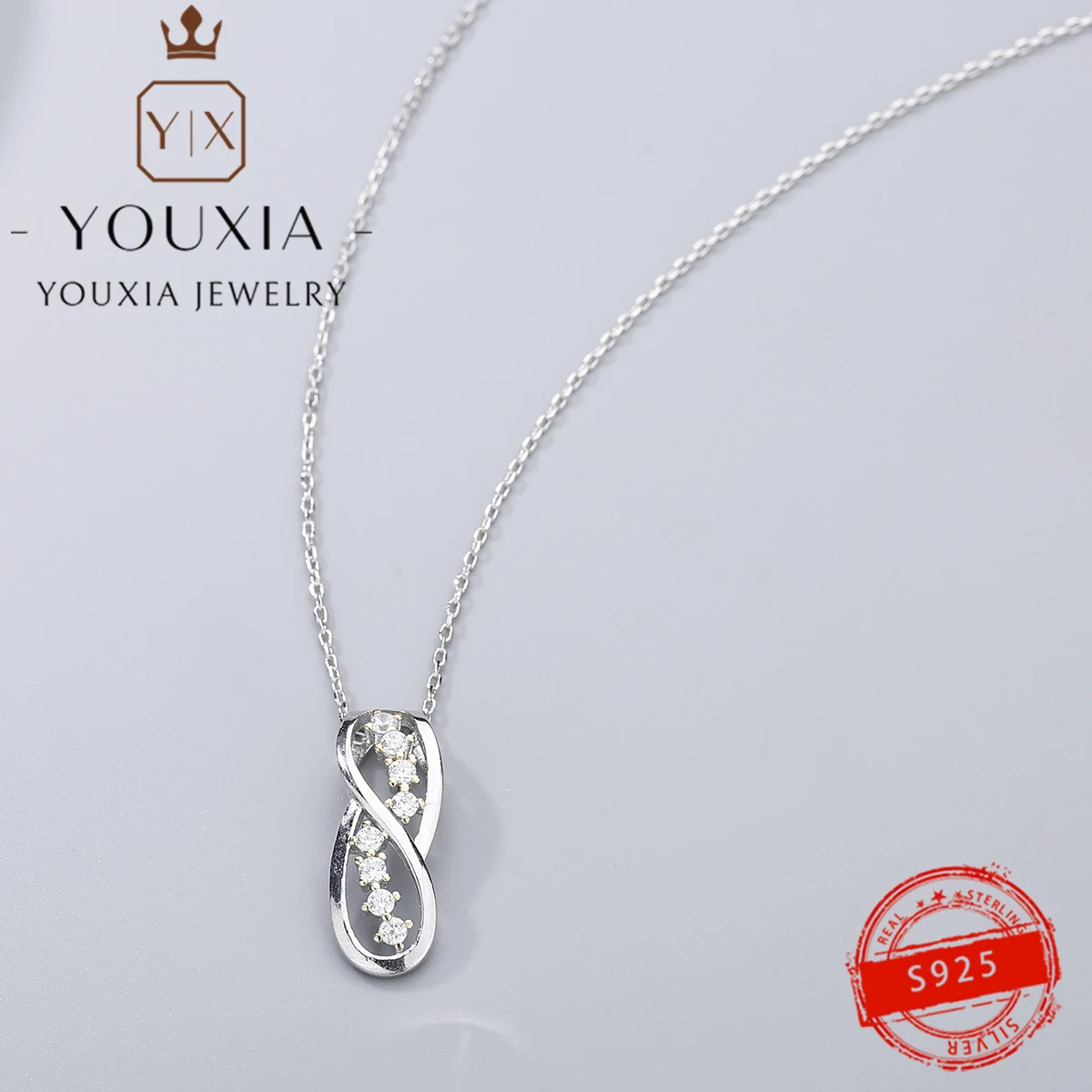 hot selling own brand diy s925 silver design full diamond party banquet fashion personality ladies high fashion shiny jewelry free global shipping