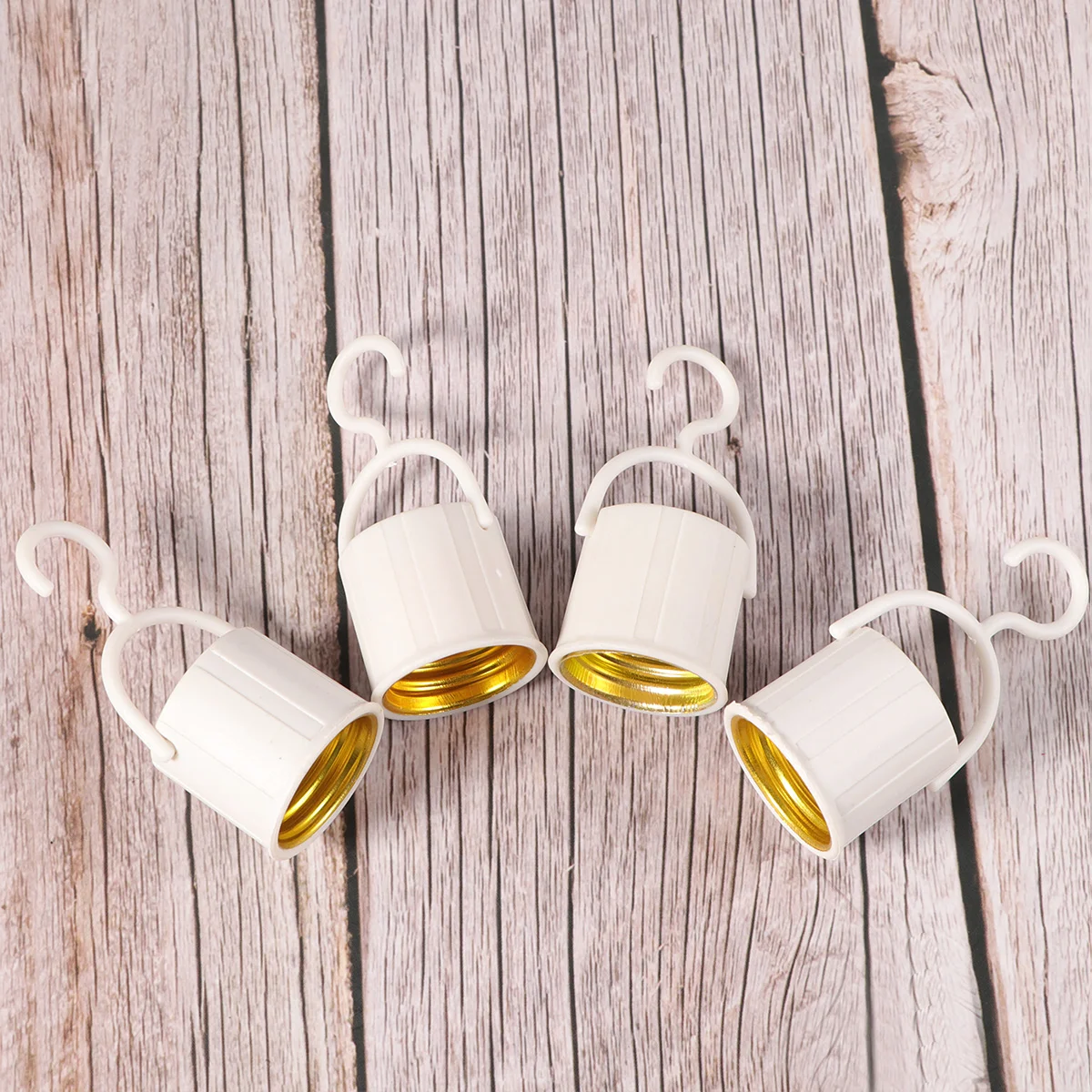 

10 Pcs Sockets Bulb Holder Hook Portable 8*3.5cm