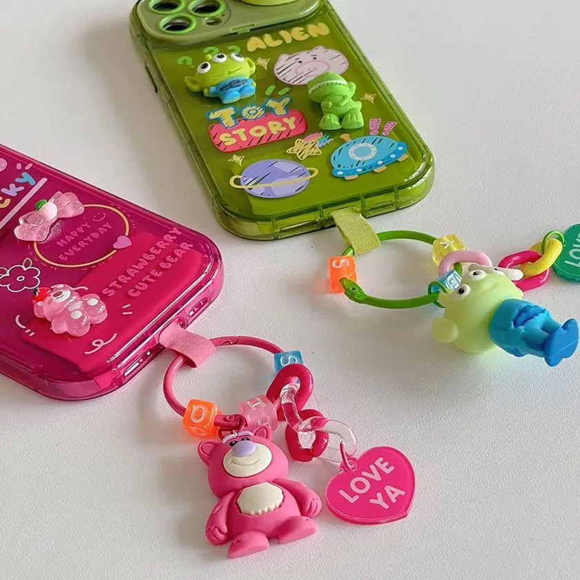 Мультяшная История игрушек инопланетянин Лот-о-го медведь с кольцом-держателем