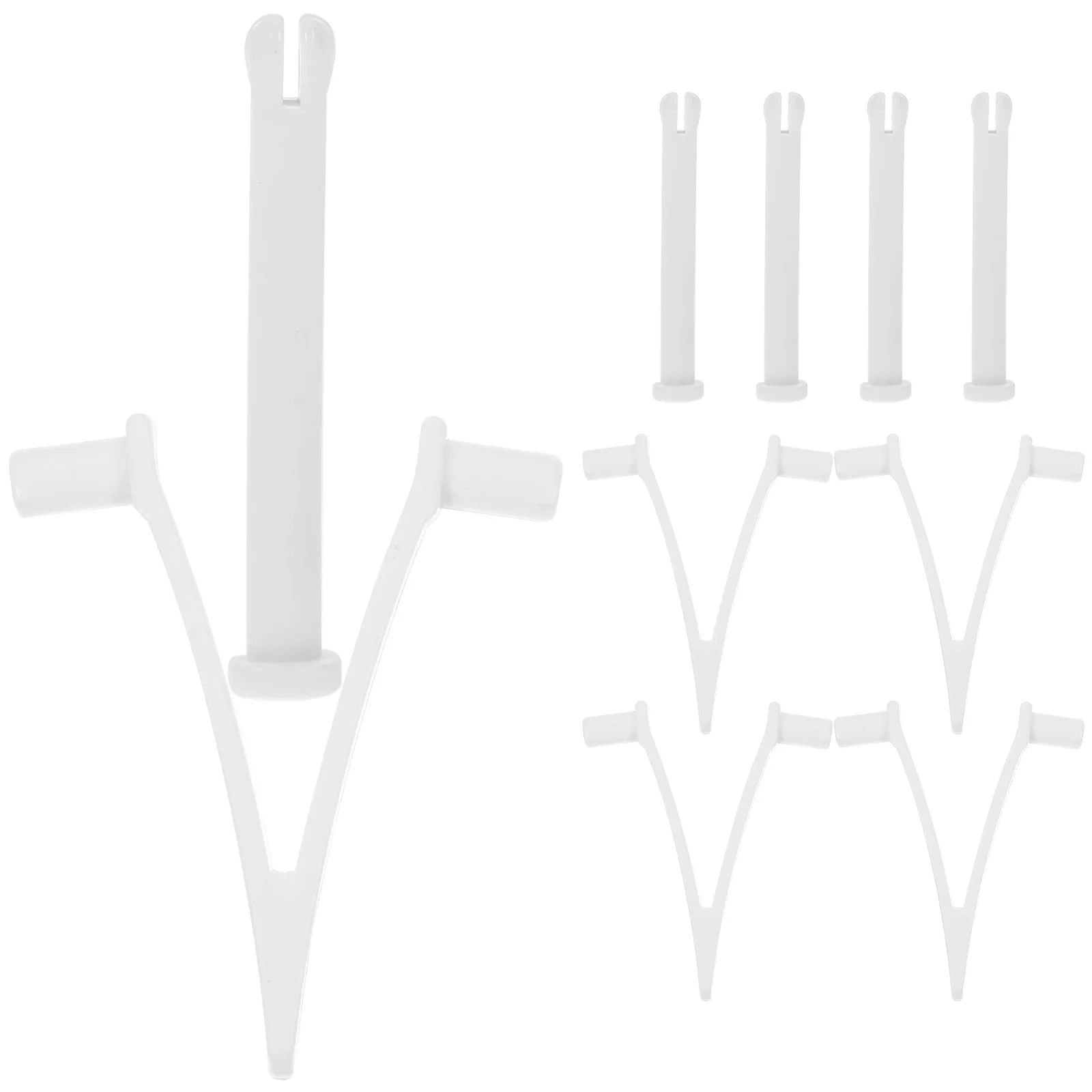 

5 Sets Leaf Rake Clips Pool Attachment Skimmer Net V Bolts Swimming Cleaning Tools Accessories Vacuum Head Locking