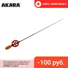 Удочка зим. HFTC-2 с катушкой (хлыст 2 составной жёсткий Hi Carbon teleskop) Akara