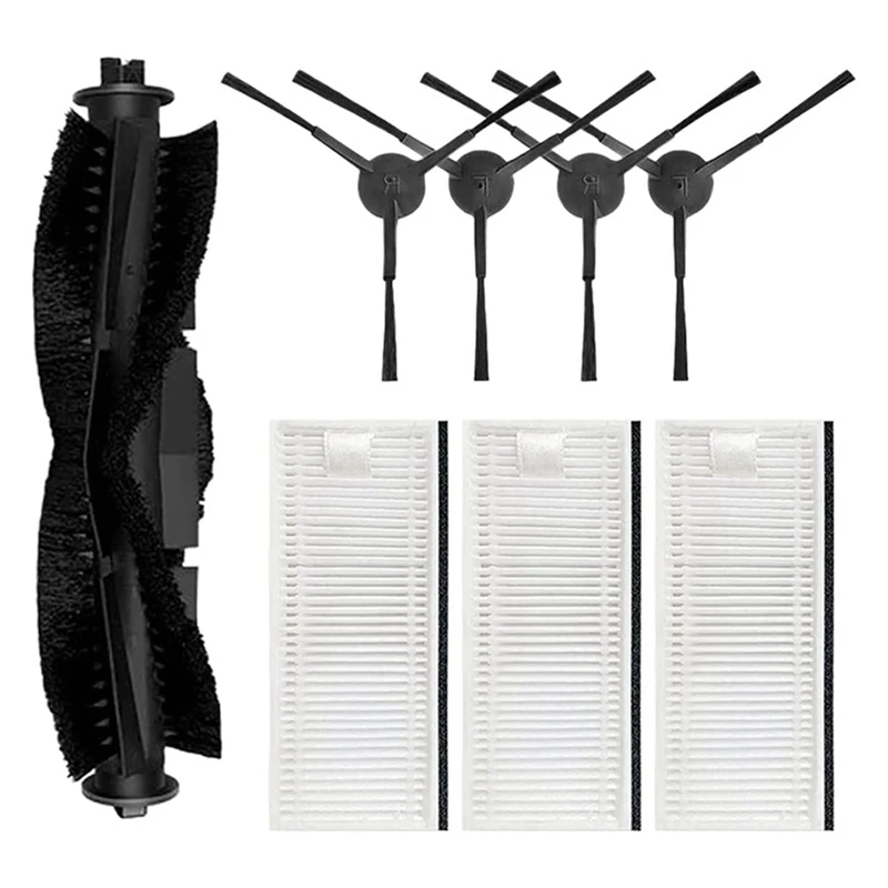 

Main Brush Side Brush Hepa Filter Parts Accessories For Tikom G6000/G7000 For Thamtu G11 Robot Vacuum Cleaner