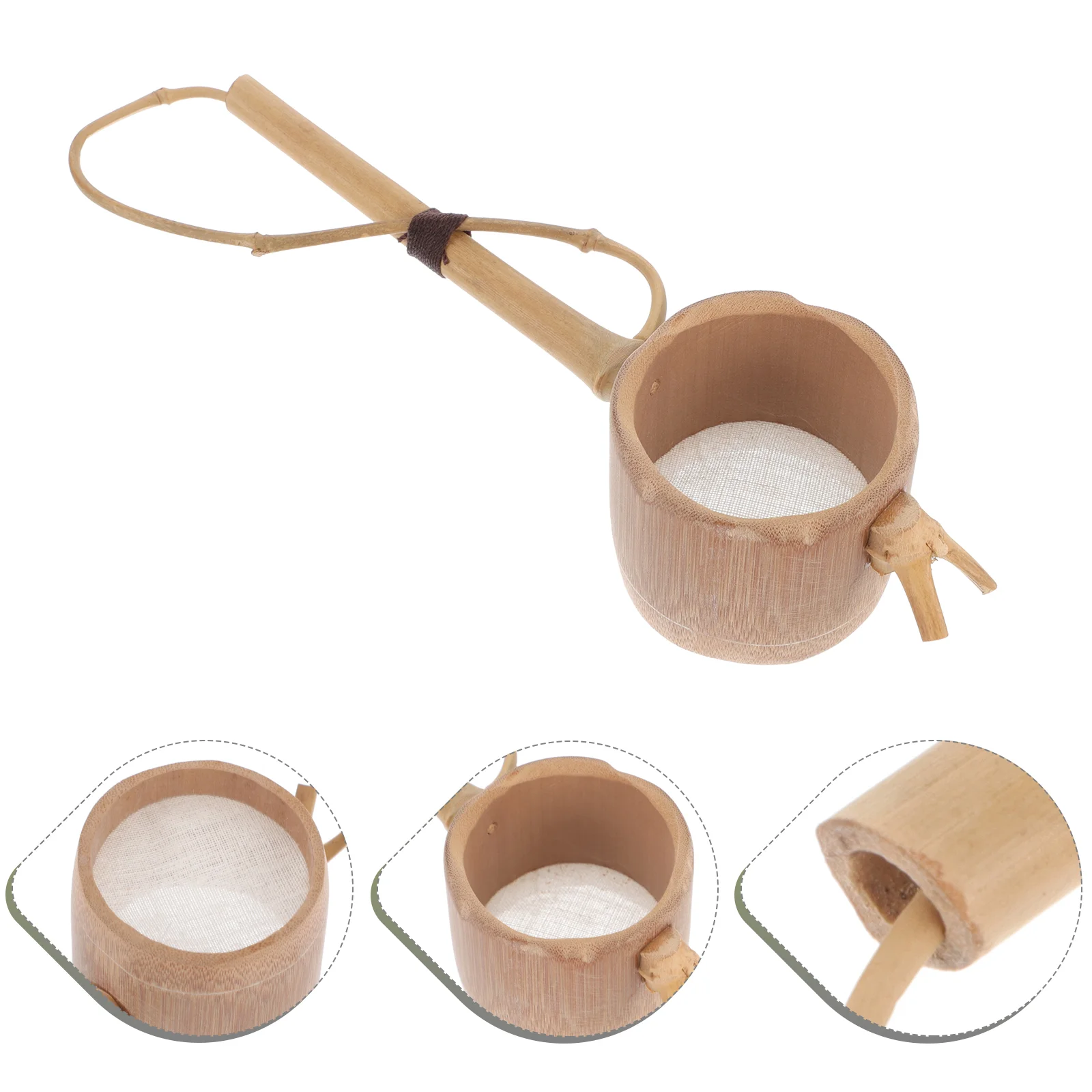 

Infuser Teapot Tools Pots Loose Bamboo Strainers Japanese Kettle Chinese Wooden