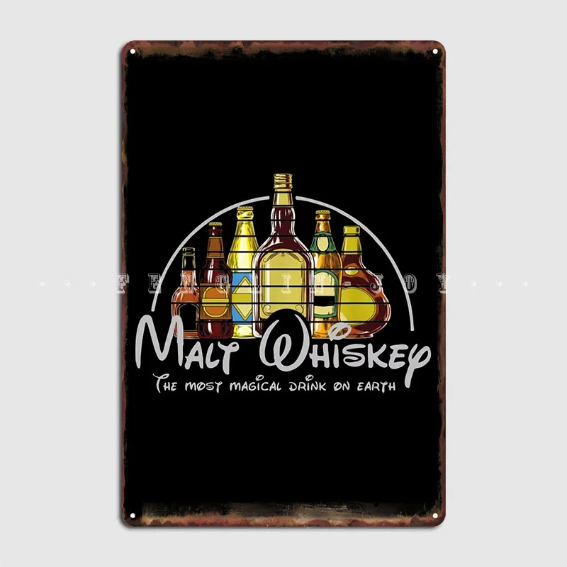 

Malt Whisky Metal Sign Retro Wall Mural Poster Party Tin Sign Posters