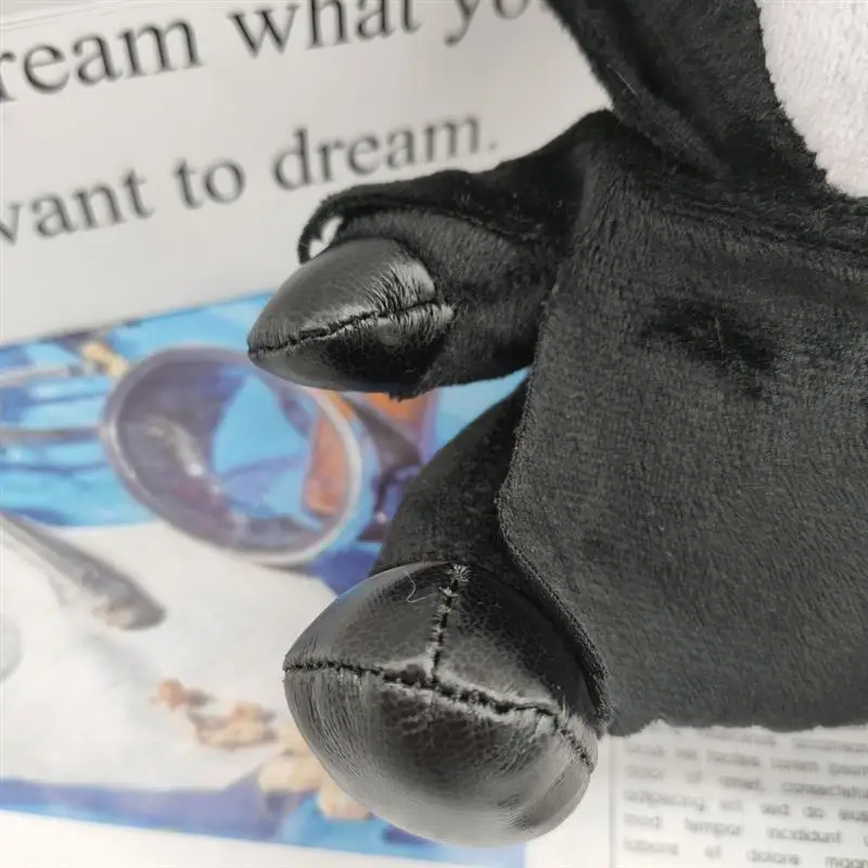 17 см плюшевая игрушка гроздикое лицо мультяшная игра черный гроздик мягкая кукла