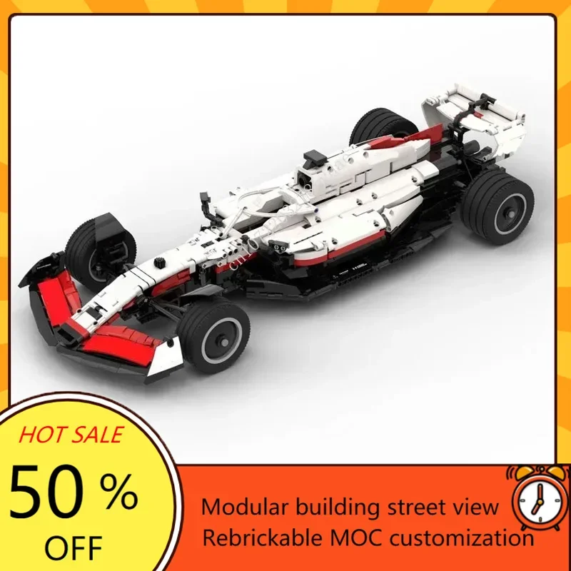 2539 шт. MOC Speed Champions Haas F1 Team VF-22 модель на заказ головоломки технология сборки детские игрушки подарки на день рождения, праздник, Рождество (art.: 3920d13453aee) - 3920d13453aee