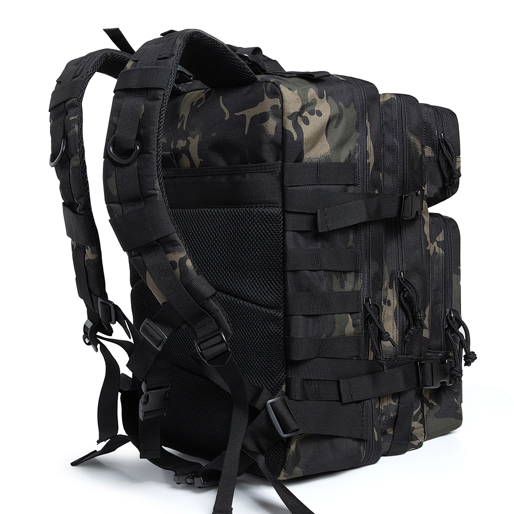 

50L Camouflage Army Backpack Men Military Tactical Bags Assault Molle backpack Hunting Trekking Rucksack Waterproof Bug Out Bag