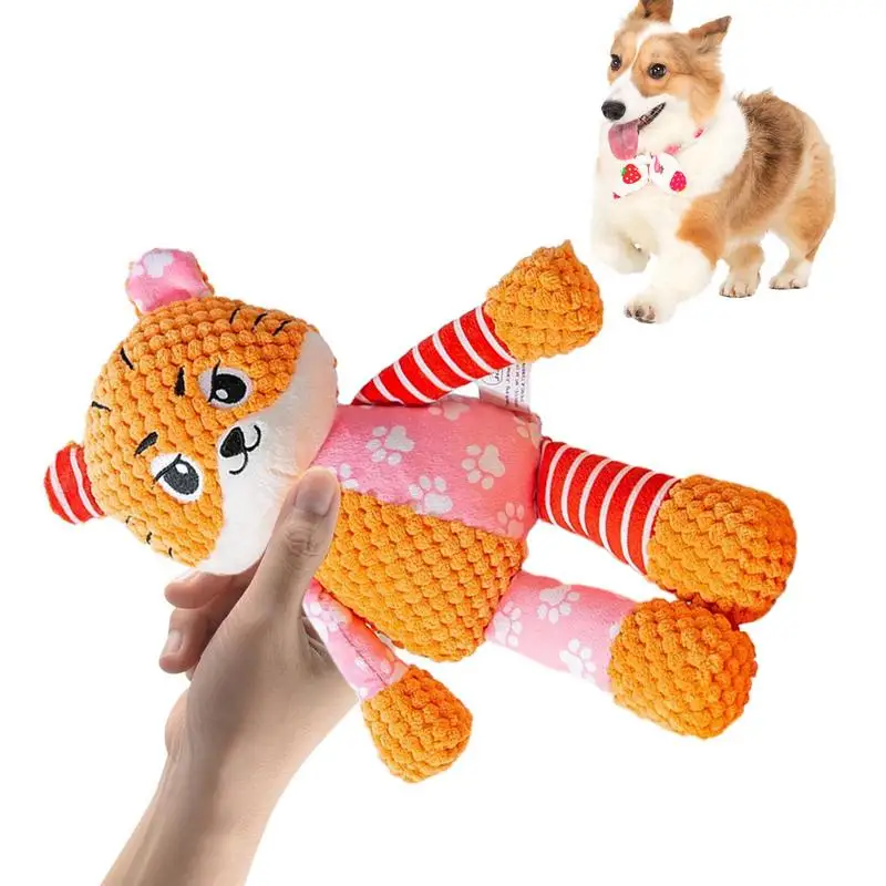 

Пищалка для маленьких собак, мягкие плюшевые игрушки для помещений, маленькие и средние породы, жевательные и играющие