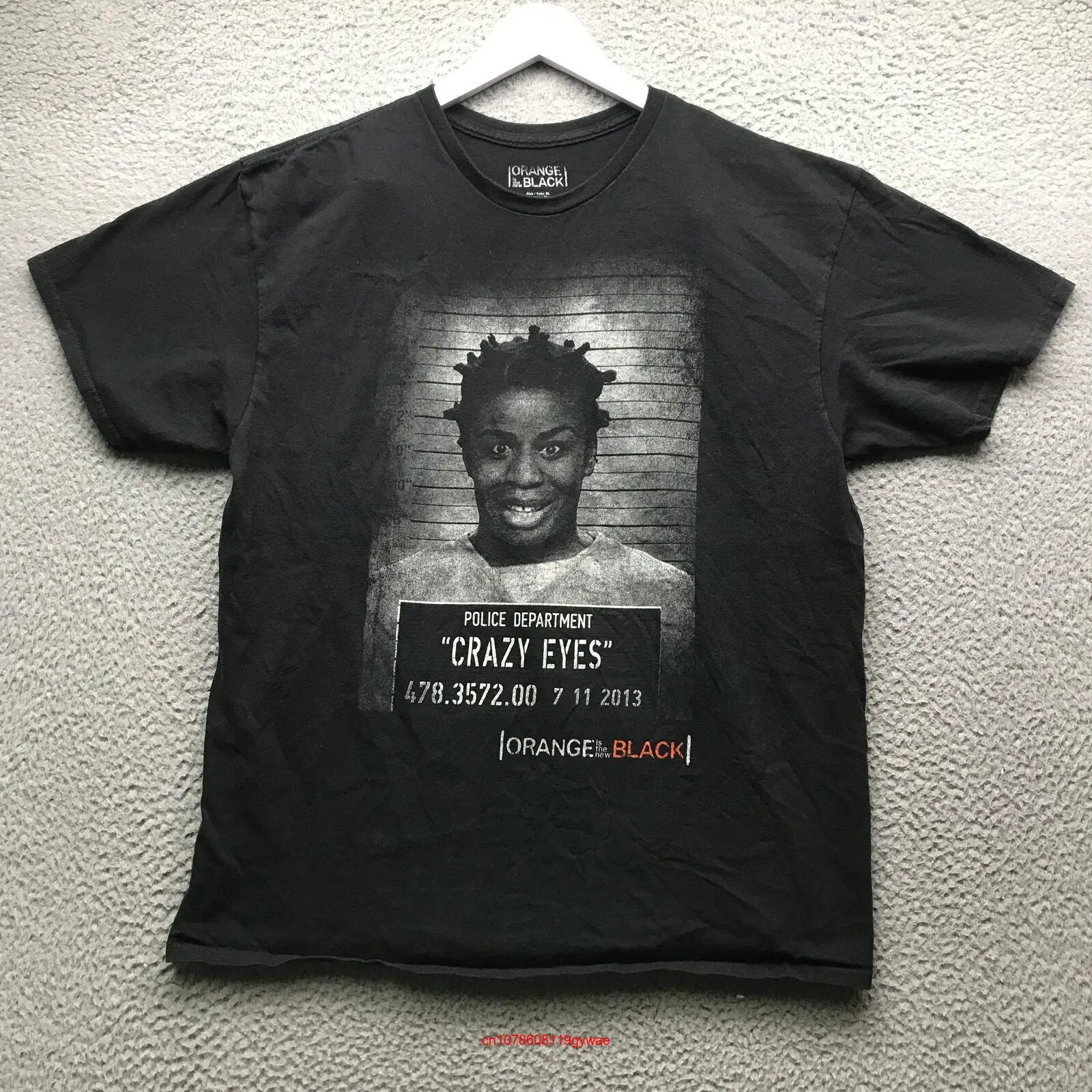 Crazy Eyes Orange-это новая Черная Мужская футболка с длинным или коротким рукавом XL