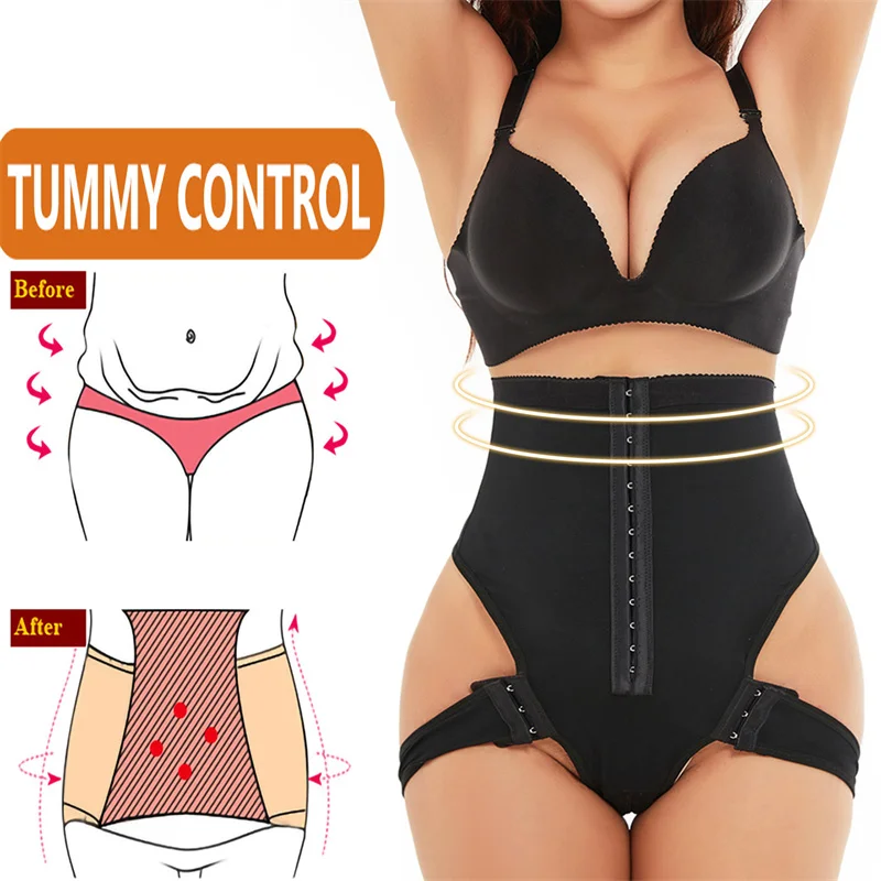Women Butt Lifter Shaper Panties Booty Pulling Underwear Body Shaper Waist Trainer High Waist Hip Lifting Corset Body Shapewear