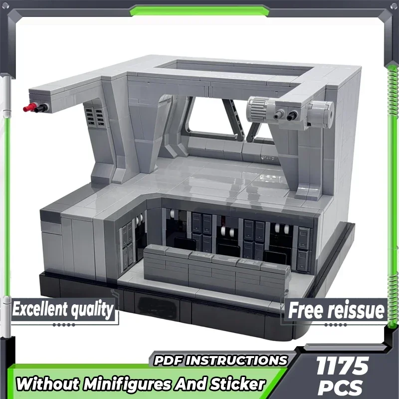 Звездная модель фильма Moc строительные кирпичи разрушитель командный мост