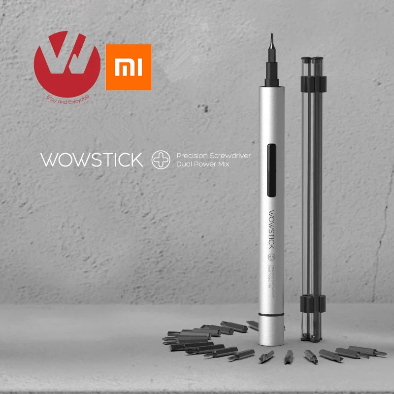 

Xiaomi Mijia Wowstick 1p + Electric Screwdriver Wireless Charging Kit Multi-Bit Screwdriver S2 Aluminum Alloy Phone Repair
