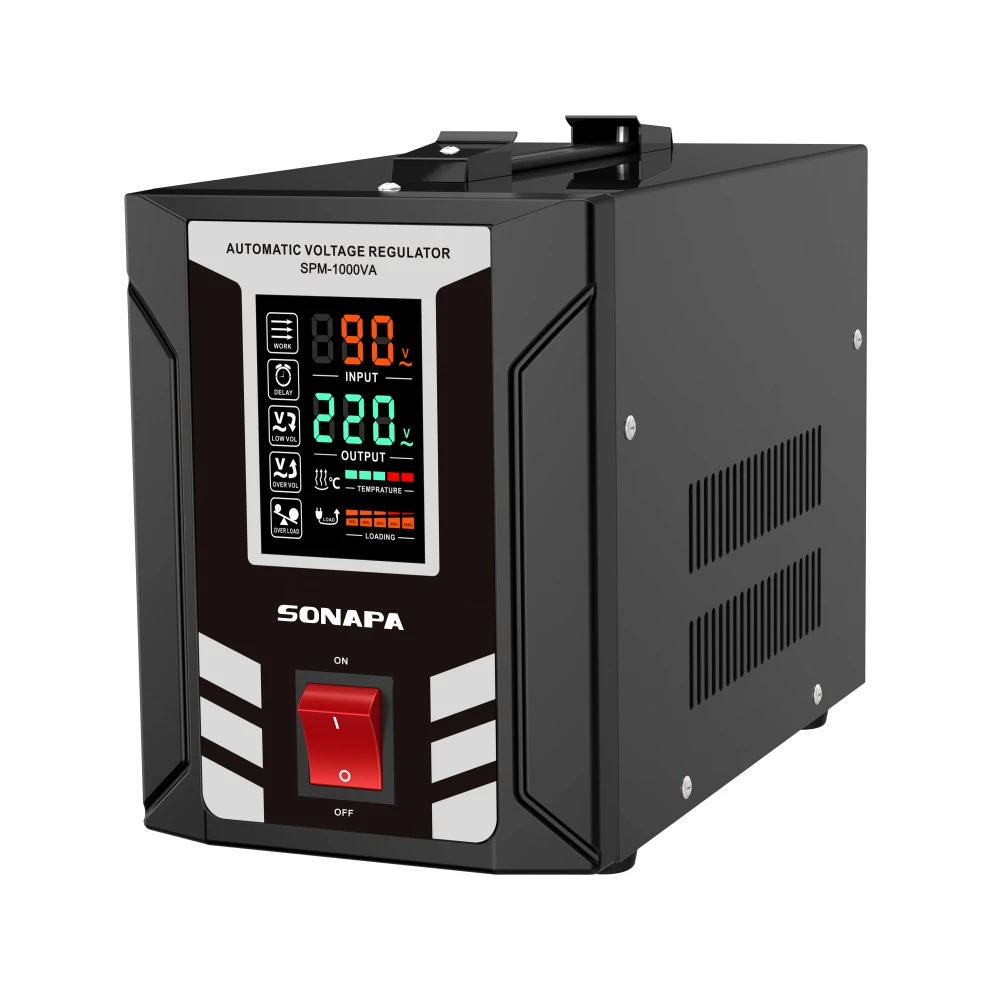 

SONAPA power voltage regulator 1000Watts powered outputs 220V automatic voltage stabilizers price
