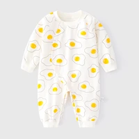 romper four seasons baby one piece clothes boy baby bag fart clothes summer poached egg side open