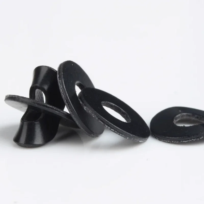 200-500 шт. Черные мягкие шайбы из ПВХ M2 5 M3 M4 M5 M6 M8 M10 Мягкая пластиковая прокладка