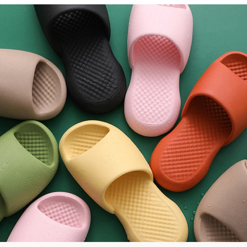 Home Slippers Cloud Platform Women Summer Beach Slides Indoor Non Slip Eva Sandals Men Male Ladies Shoes Female House Flip Flops
