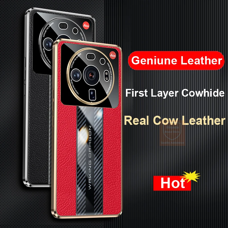 

Чехол из натуральной коровьей кожи для Xiaomi Mi 12 12S Ultra Mi12 12X, чехол-бампер из натуральной воловьей кожи для Xiaomi Mi 12 Pro, 12S, 11, Mi11