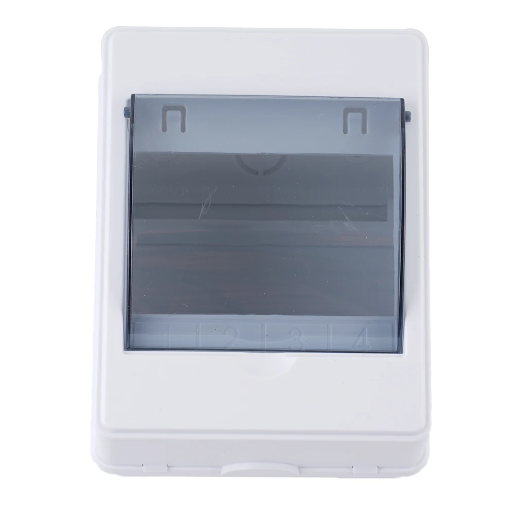 Electrical Equipment Supplies Distribution Box 12 9.7 7.5cm Mount Outdoor Waterproof Transparent Grey Color Cover