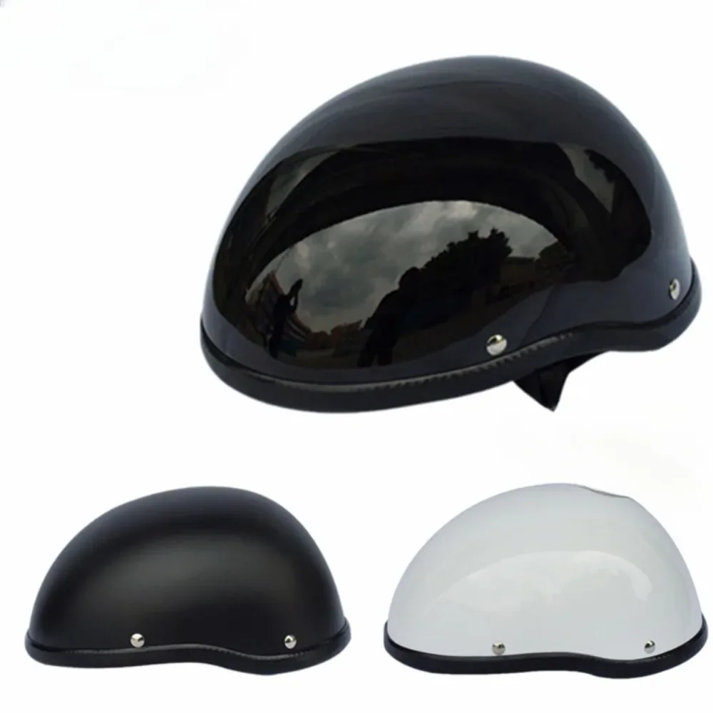 

Half Helmet Motorcycle Electric Car Men's Helmet Crown Prince Helmet Retro Helmet Women Half For BWM Kawasaki Summer Motorcycle