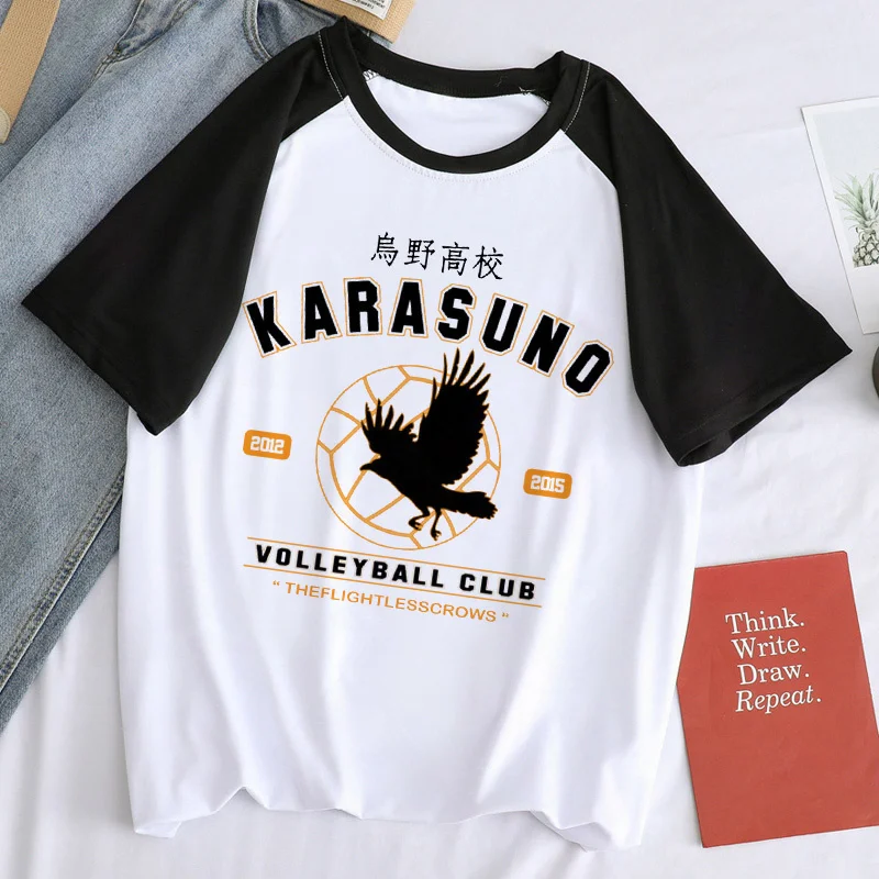 

haikyuu clothing men graphic japanese vintage streetwear anime top tees manga