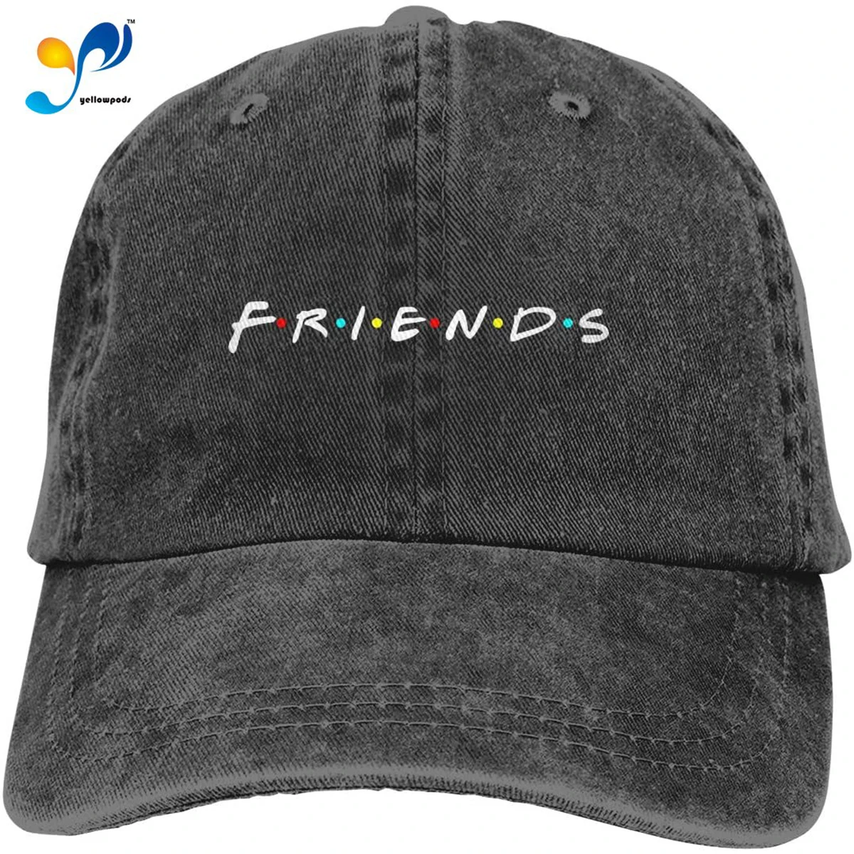 

Antkondnm Women's Friends Baseball Caps Adjustable Denim Ball Cap Dad Hat Gorras Hombre Snapback