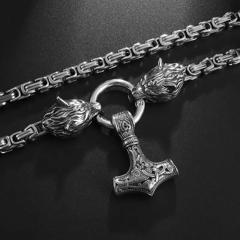 Винтажный властный скандинавский викинг кельтский молот Тора кулон ожерелье