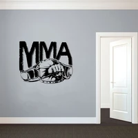 club sticker boxer kickboxing car decal free combat vinyl striker wall decor mixed martial arts club decals3904