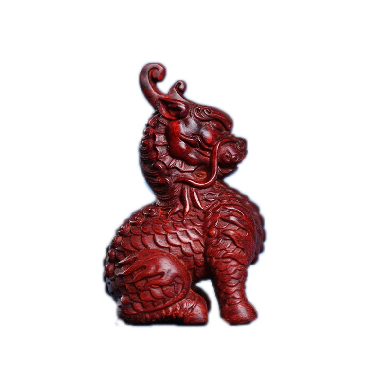 Лобулярный палисандр 7 см Кирин традиционный китайский миф историческая