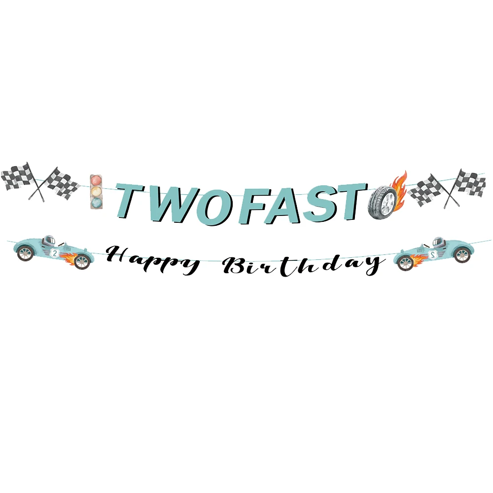 

BOUSSAC Баннеры и гирлянды "Два быстрых гоночных автомобиля"