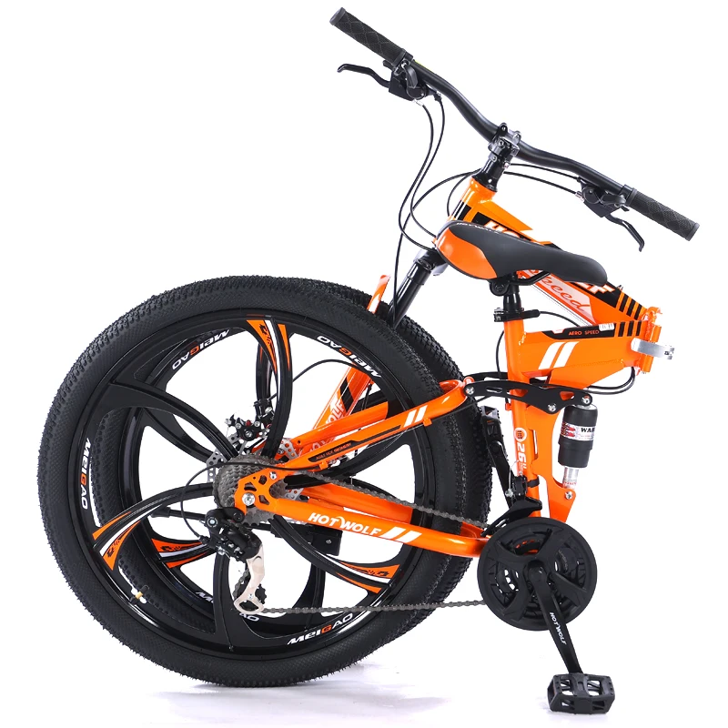 Велосипед 26-дюймовый складной горный велосипед 21-скоростной мужской взрослый